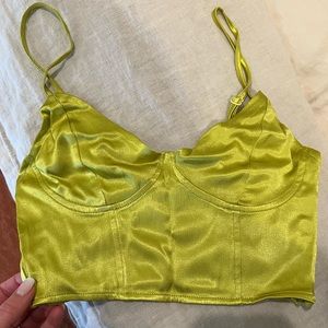 Zara silky bralette/crop top!